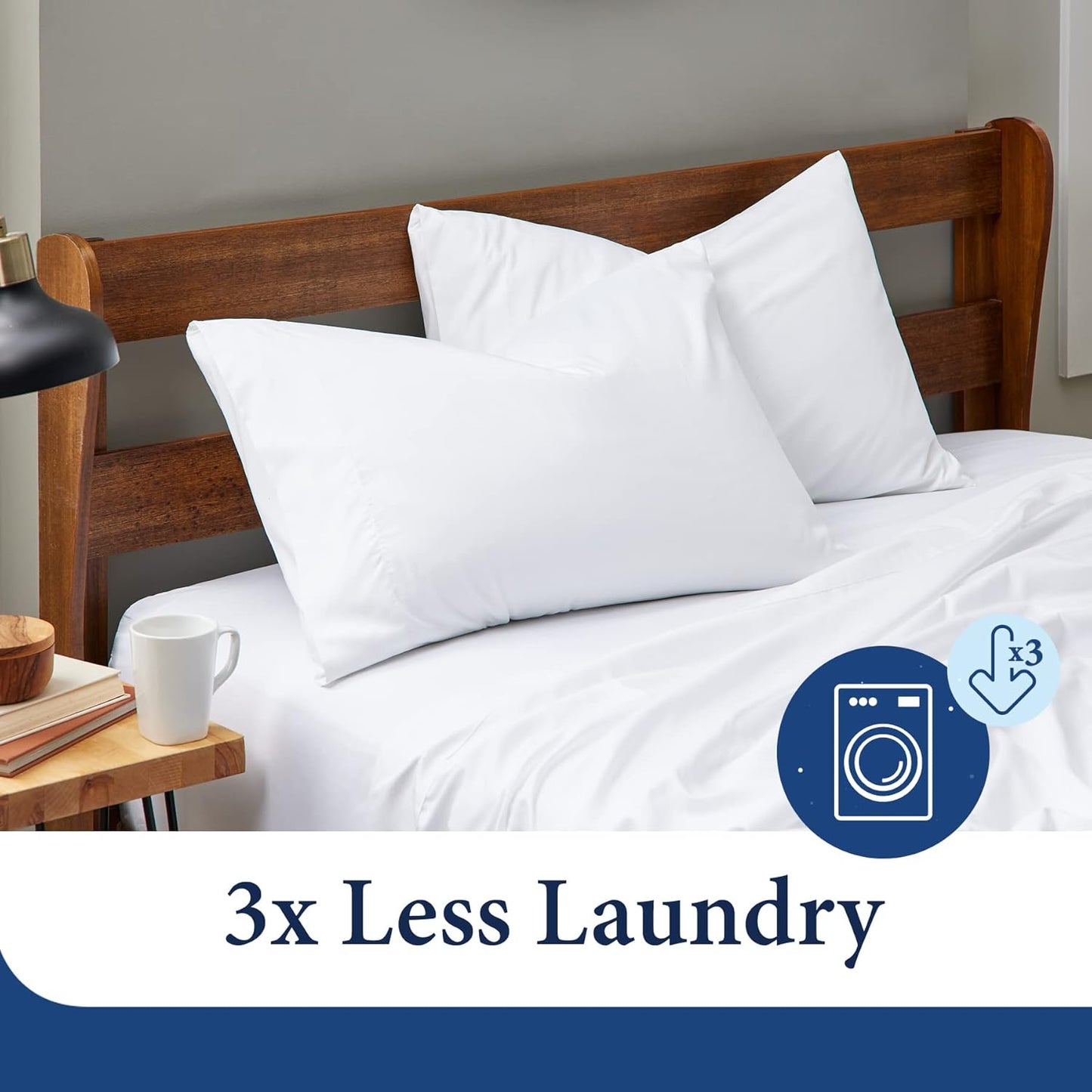 Cosy House Collection Luxury Cooling Rayon Bamboo Blend Pillow Cases - Set of 2, King, Dark Teal, Cooling & Breathable