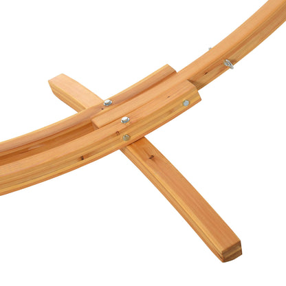 10.6' Wooden Hammock Stand Universal Garden Picnic Camp Accessories, 264lbs, Natural