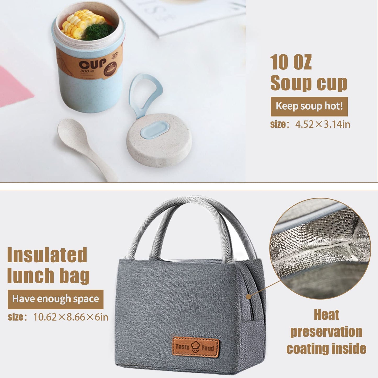 DearHomie Bento Box Upgrade Japanese Lunch Box Kit,3 Layer Stackable Leakproof Lunch Box Containers with Accessories,Wheat Straw Bento Lunch Box for Kids and Adults