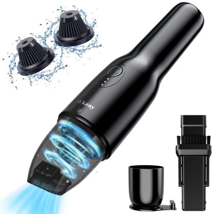 Wkzay Portable Mini Handheld Vacuum Cordless: Brushless Motor – 16,000Pa Strong Suction, Fast Charging, Low Noise, Lightweight and Portable for Home, Apartment, Dorms, Small Spaces