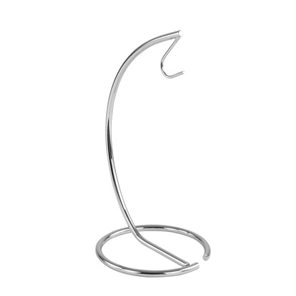 Spectrum Euro Modern Chrome Banana Hook Stand Metal Holder for Countertop Kitchen Storage Organization Steel Banana Hanger with Sturdy Base for Stable Fruit Ripening of Standard and Large Bunches