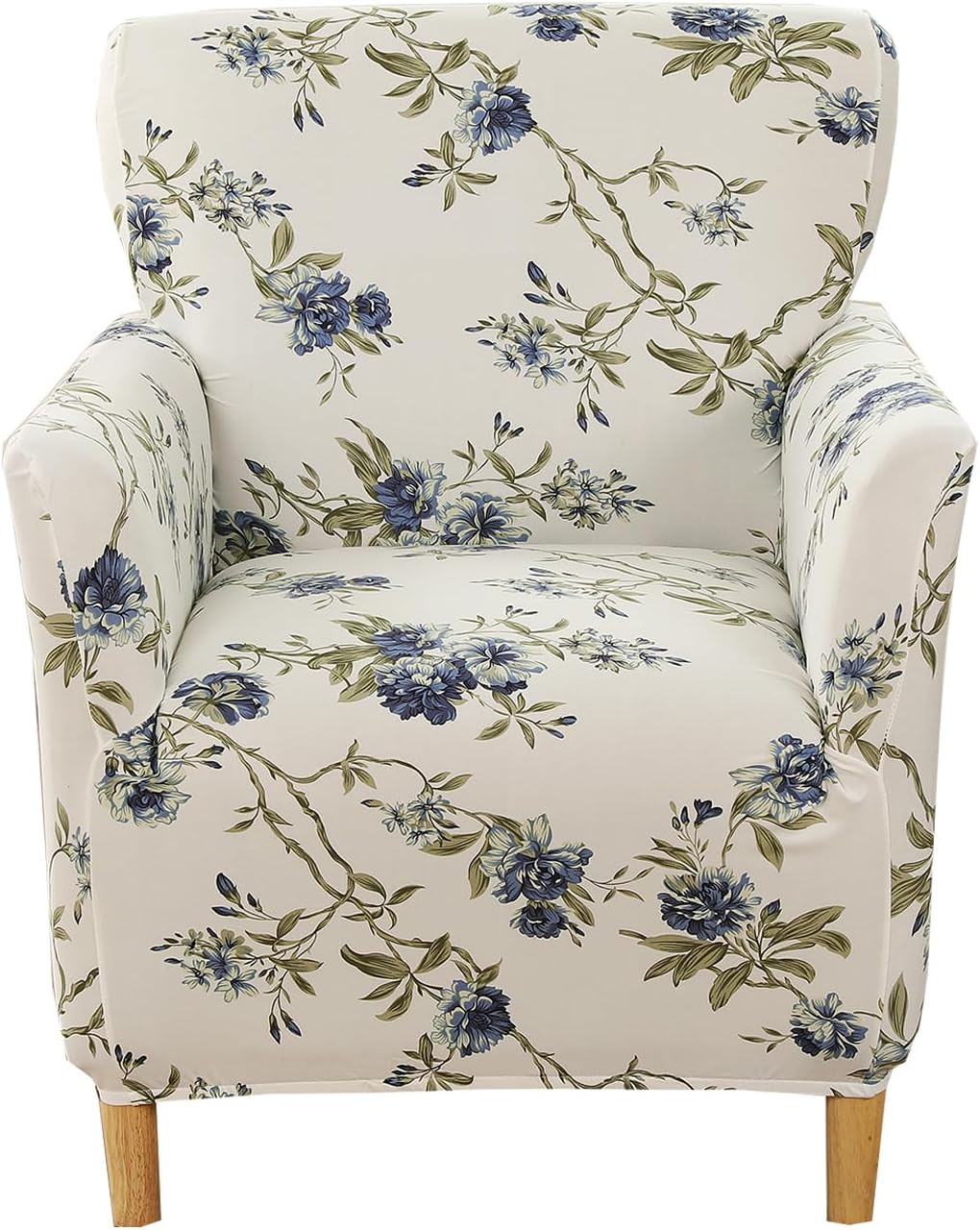 1 Sofa,A43 CRFATOP Printed Stretch Chair Slipcovers with Arms for Living Room Piece Accent Chair Covers Soft Banquet