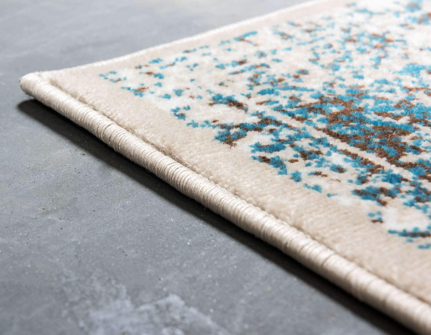 Unique Loom Imperial Collection (10' 0 x 13' 0 Rectangular, Ivory/ Turquoise)