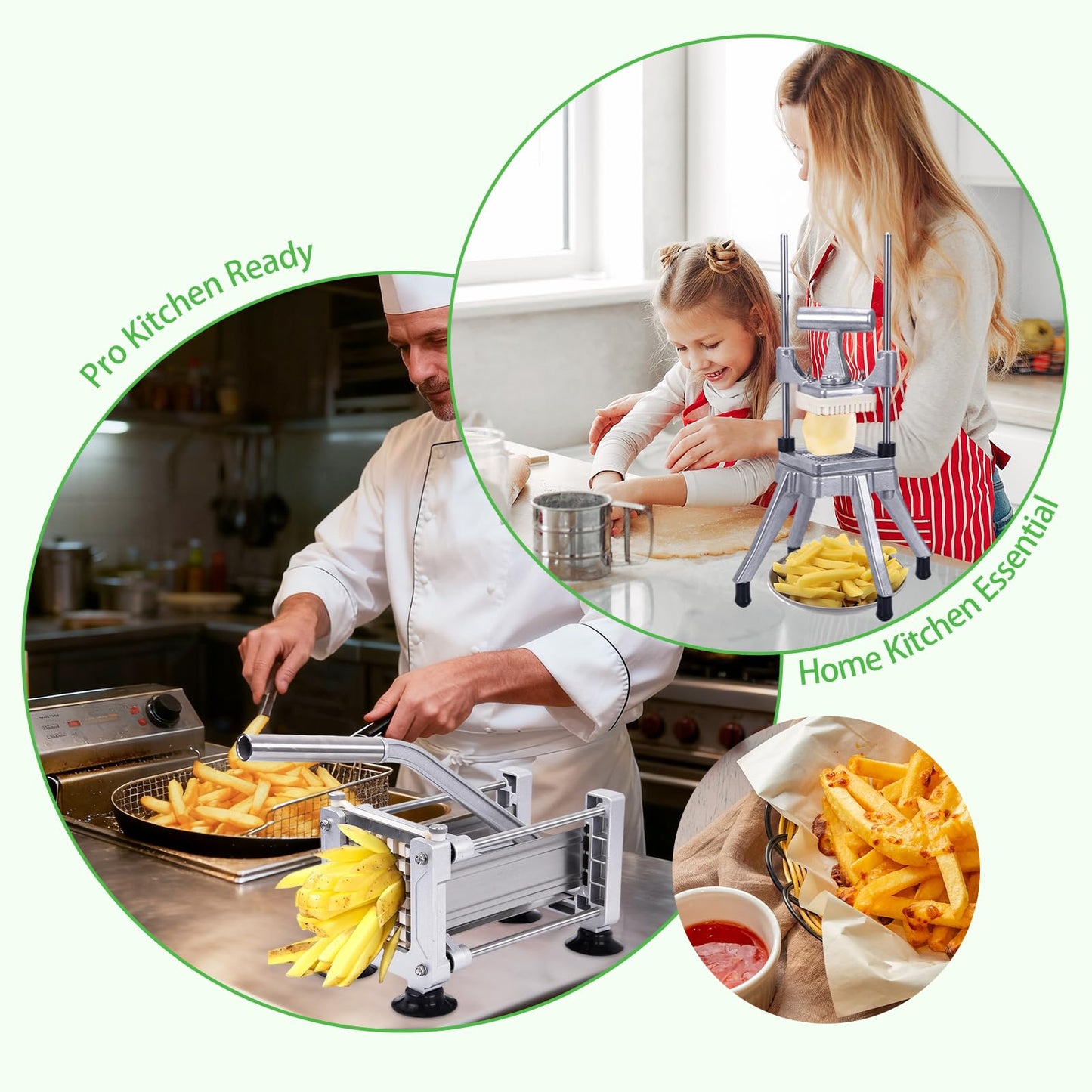 3/8" Vegetable Chopper Blade Replacement, Food-Grade 304 Stainless Steel Dicer Blade for Commercial Vegetable Chopper, Sharp & Durable French Fry Cutter Blade, Easy Clean, Fits Most Chopper Models
