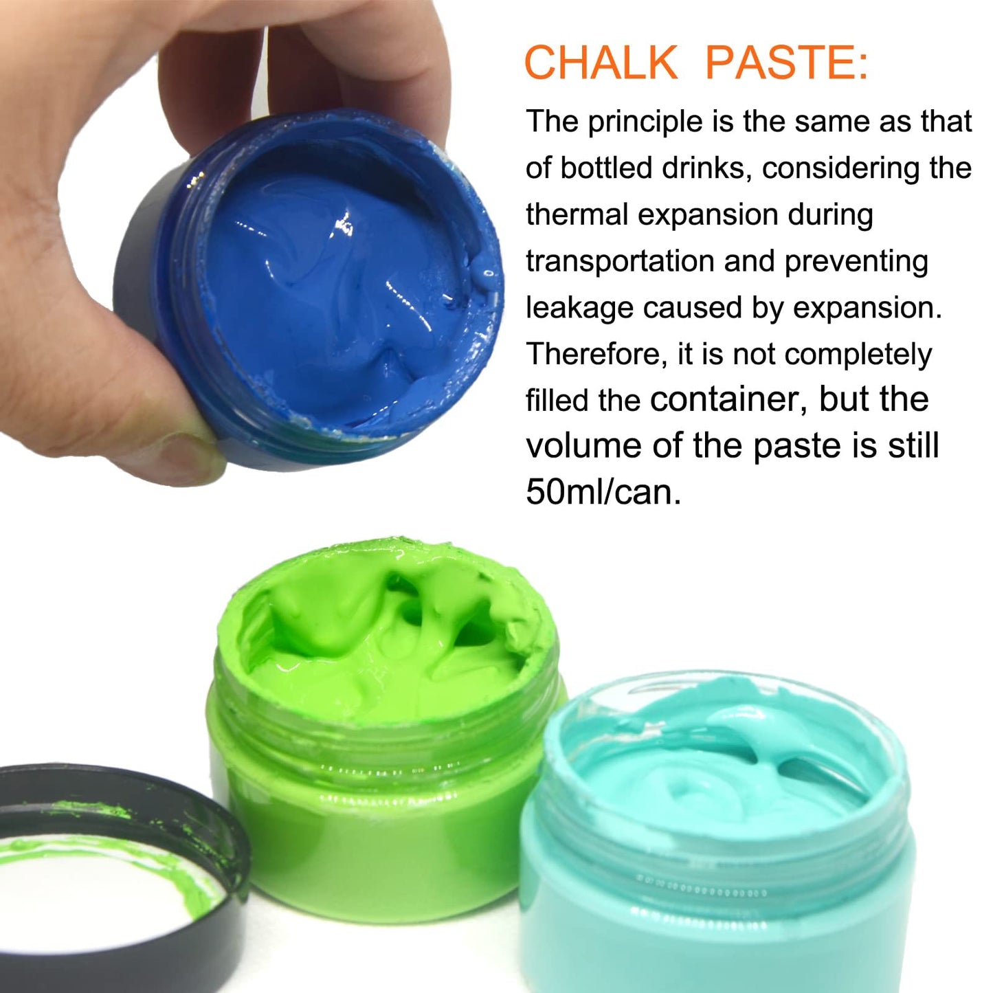 BOOLOOEN 8 Chalk Paste for Stencils and 4 Chalk Ink Spatulas, Self-Adhesive Stencil Pigment Art Paste for Drawing on Wooden Boards and T-Shirts