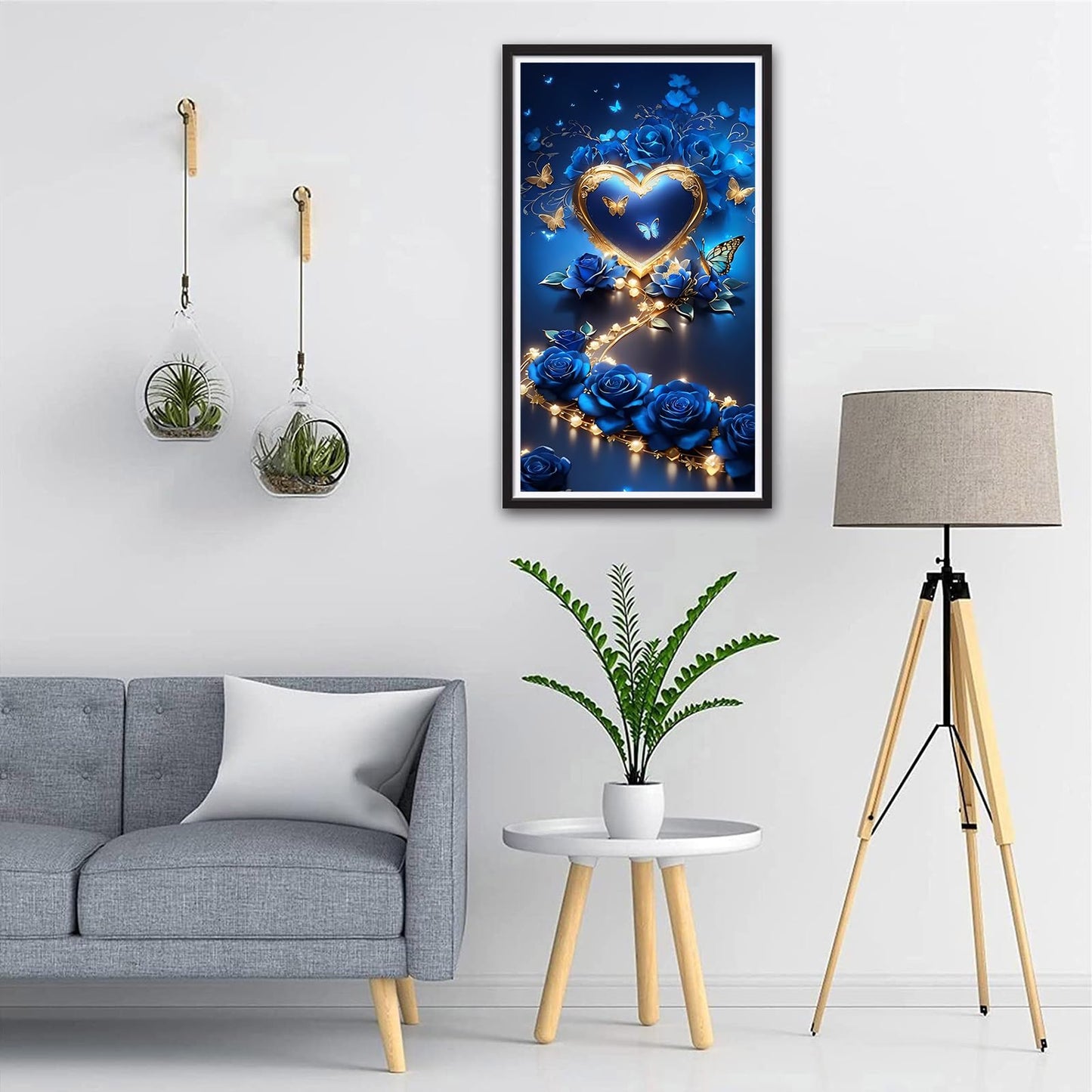 ZHUMUTO Large 5D Diamond Art Painting Kits for Adults,15.7x27.5inch Love A DIY Full Round Drill Diamond Dots Large Size,Big Gem Art and Crafts for Home Wall Decor Gifts