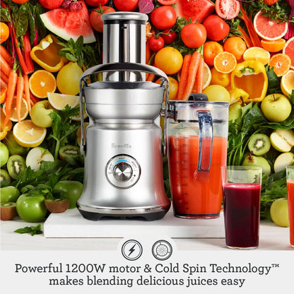 Breville BJE830BSS Juice Fountain Cold XL, 70 fl oz, Brushed Stainless Steel