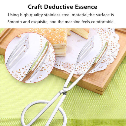 2-PACK Salad Tongs for Serving Buffet Party Catering with Stainless Steel Cooking Kitchen Tongs 10.3"