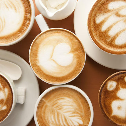 16Pcs Plastic Coffee Template Stencils for DIY Cappuccino Chocolate Latte Pad Art Mold Tools