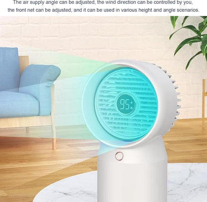 ENZZ Car Air Conditioner, USB Powered, Fast Cooling, Mini Camping Air Conditioner for Home, Office, Car