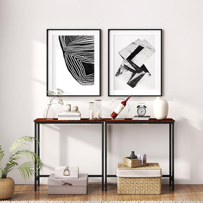 29.5" HollyHOME Narrow Console Table, Slim Entryway Table, Sofa Stand, Hallway Shelf for Hallway, Bedroom, Living Room