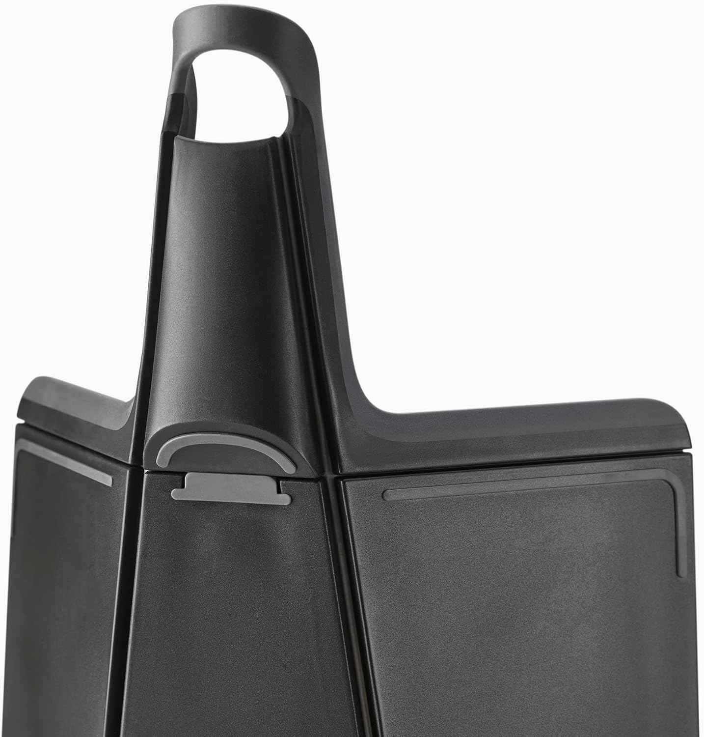 Joseph Joseph Chop2Pot Plus Folding Chopping Board, Easy-Grip Handle (Large) - Black