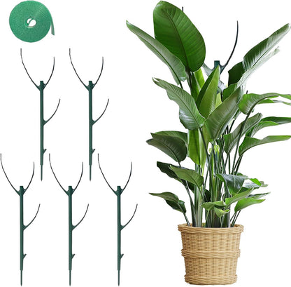 5 Pack 2025 (5 Pack) Stackable Monstera Plant Support, New Plant Stakes for Indoor and Outdoor Plants Use, Garden
