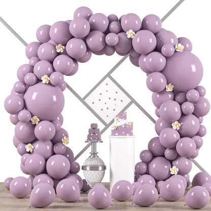 Voircoloria Lilac Balloon Garland Kit - 90 Pack of 5-18 Inch Balloons for Graduation, Wedding, and Birthday Celebrations