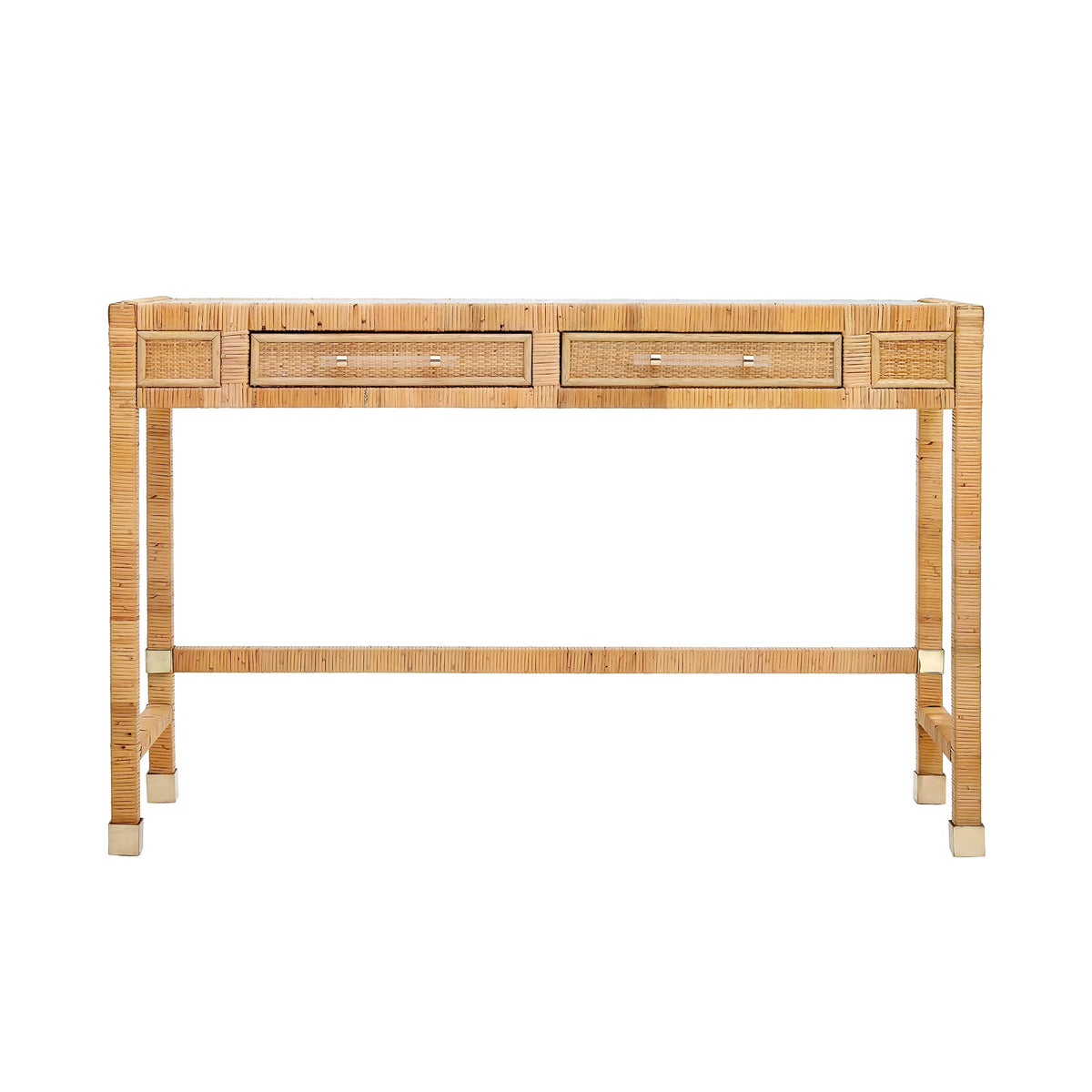 Tov Furniture Amara Natural Rattan Desk