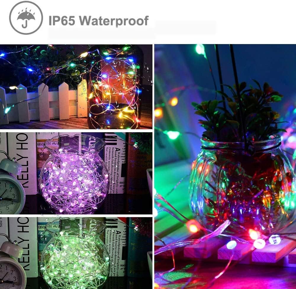 16.4ft 5m 50LEDs WS2812B DC5V BTF-LIGHTING Chasing Dream Full Color Twinkle Decorative Lights Addressable IC Fairy