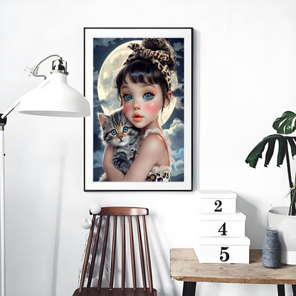 Zha Qiyong Diamond Art Painting Kits for Adults，Round Full Drill Diamond Dots Paintings for Beginners, 5D Diamonds Pictures Gem Art Painting DIY Crafts Kits 12x16inch（12 Pack）