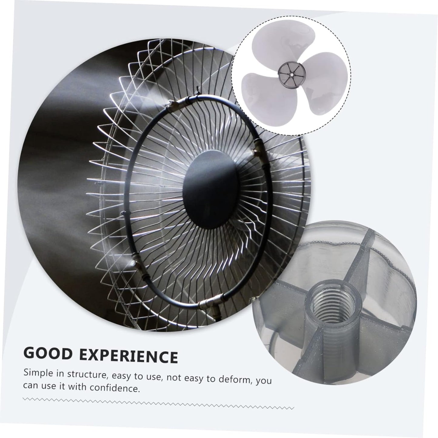 Yardwe Electric Fan Blade Replacement Parts for Table and Standing Fans