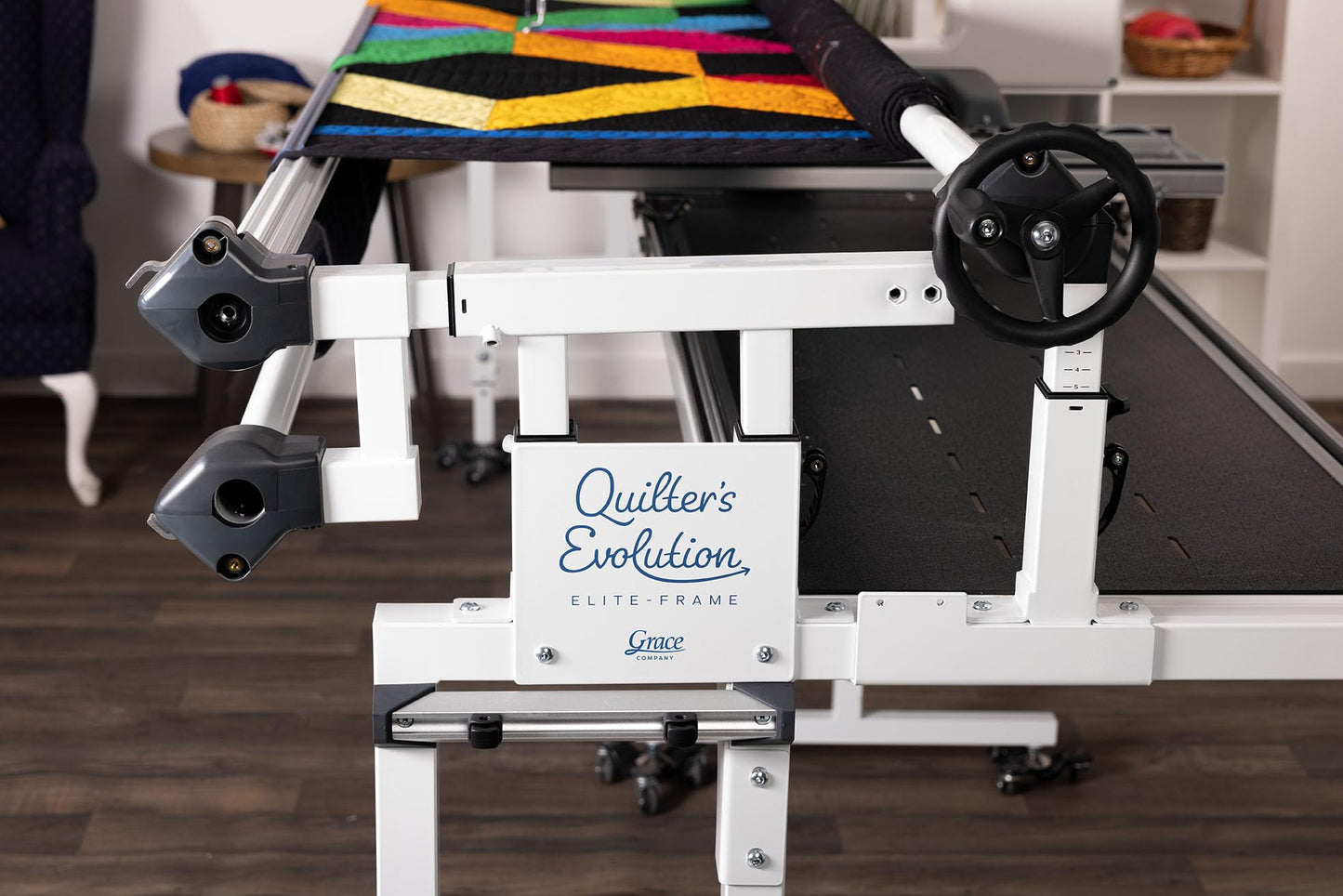 Q'nique 21X Elite- Long Arm Quilting Machine (Q'nique 21X Elite & Evolution Elite 8" Frame)