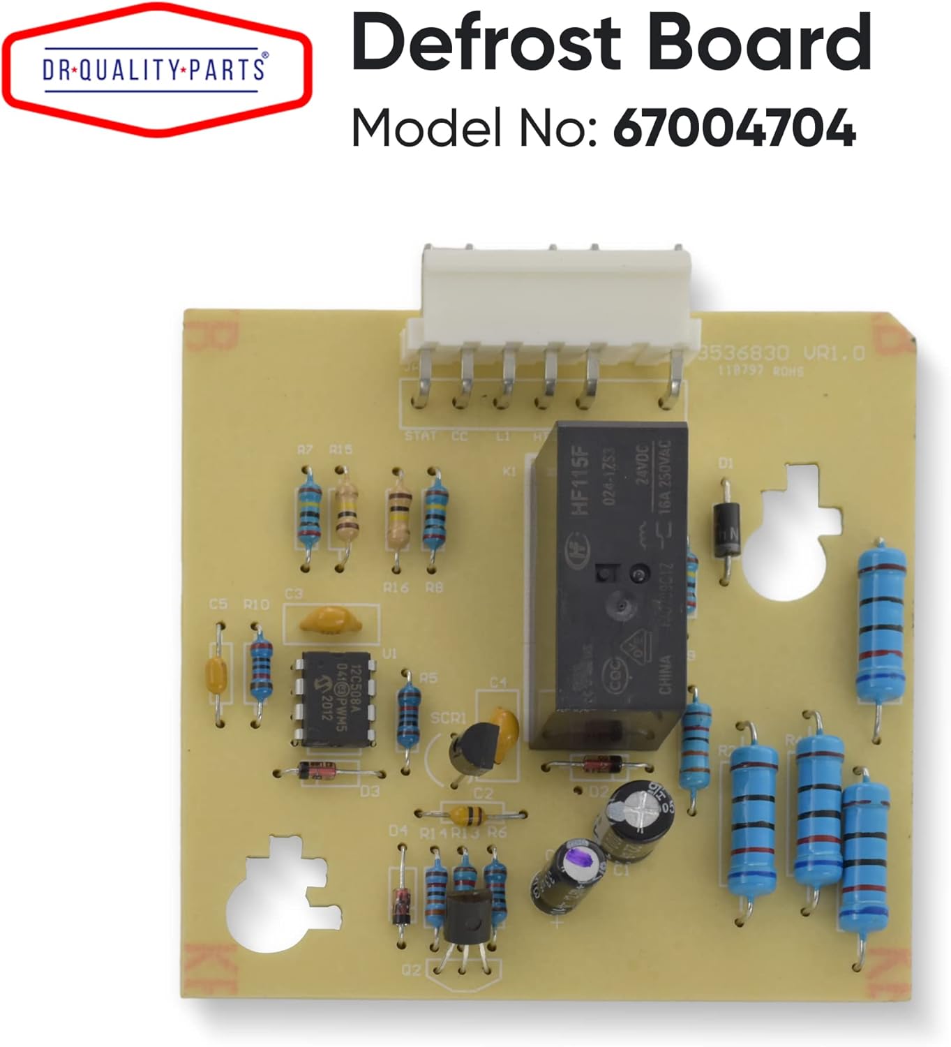 Refrigerator Adaptive Defrost Replacement for 67004704 WP67004704 W11227239 67003375 Compatible with Whirlpool Maytag