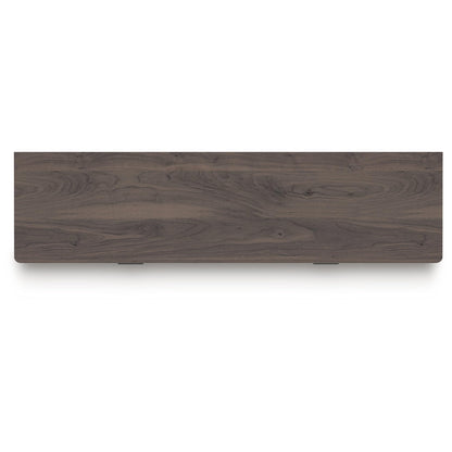 Signature Design by Ashley Symarro Casual 6-Drawer Dresser with Walnut Finish, Dark Brown