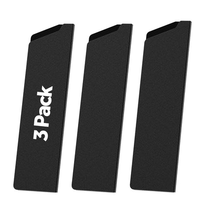 RISHTEN Knife Guard 8 Inch x 2 Inch 3 Pack Universal Waterproof Blade Edge Cover Knife Sleeves Protectors Guards for Kitchen Knives Extra Strength, Black