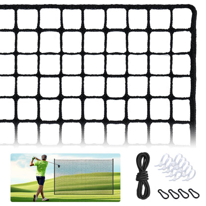 Golf Practice nets for Backyard 15x60ft Driving Real Golf Balls Nylon Netting, Golf Hitting Net for Garage Swing Training, Heavy Duty Sports Netting