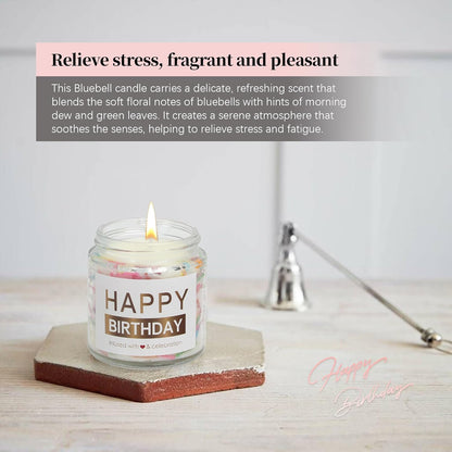 SimleLive 8pcs Set, Package Happy Birthday Gift Box for Women Spa Gifts for Birthday Unique, for Her, Mom, Grandma