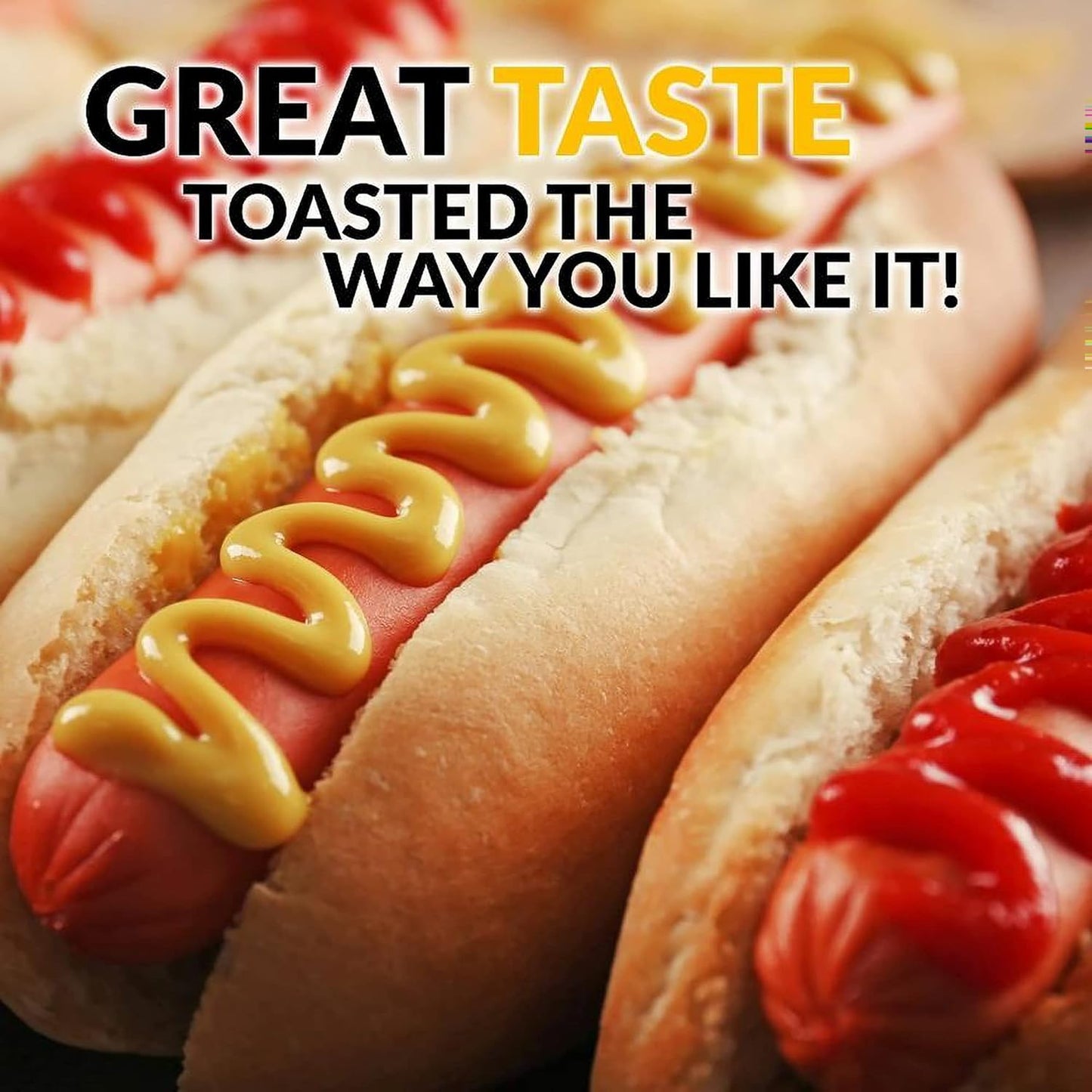 Nostalgia Adjustable Retro Pop Up Hot Dog Toaster - Fits 2 Regular or Extra Plump Hot Dogs and 2 Buns, Red