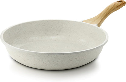 11 Inch SENSARTE Nonstick Ceramic Frying Pan Skillet, Omelet Pan, Healthy Non Toxic Induction Compatible Egg Pan