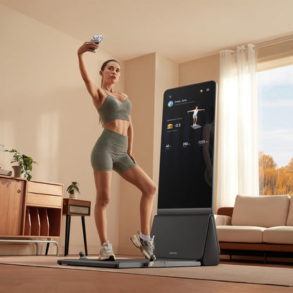 AEKE Smart Home Gym System- Fitness Mirror K1: AI-Powered All-in-One Fitness Machine for Full-Body Strength Training and Personalized Workouts
