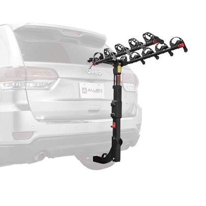 Allen Sports Premier Hitch Mounted 5-Bike Carrier, Model S555 , Black