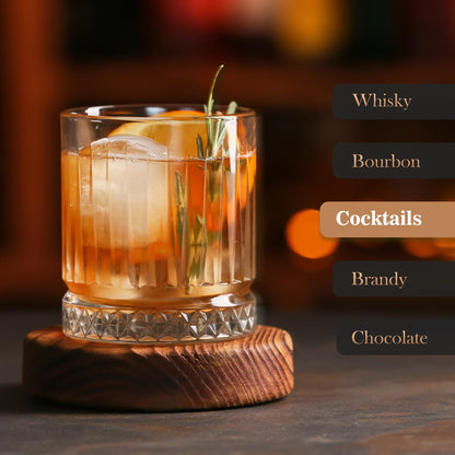 Whiskey Ice Cubes Mold 2 Pack - Round Ice Cube Mold & Ice Ball Maker Set with Storage Bin, Ice Cube Trays with Lid, Tongs for Bourbon & Cocktails, Gifts for Whiskey Lover