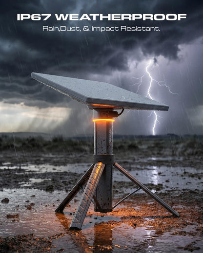ROVEDGE MK-1 Starlink Mini Battery | 189Wh Portable Power Station with Built-in Tripod Stand | IP67 | 60s Deploy for Overlanding, RV & Field