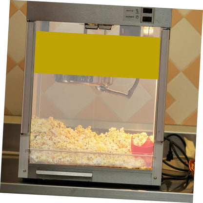 Ciieeo Protective Baffle for Automatic Popcorn Machine, Clear Panel Accessories for Household Popcorn Maker