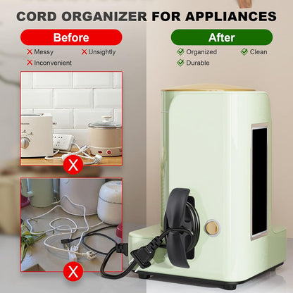 5 Pack Cord Organizer for Appliances, Kitchen Appliance Cord Wrapper Holder for Storage Home Appliances