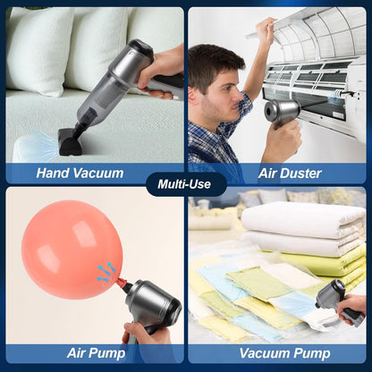 Mini Handheld Vacuum Cleaner Cordless, Portable Rechargeable with High Power Brushless Motor 12000 PA
