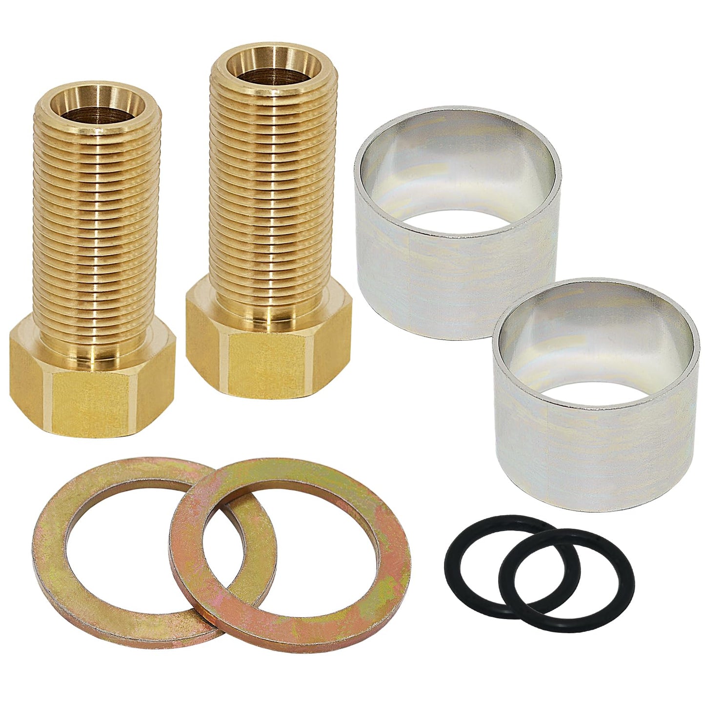 1 Set 100818 Thick Countertop Extension Set for Faucet Valves, Faucet Shank Extension