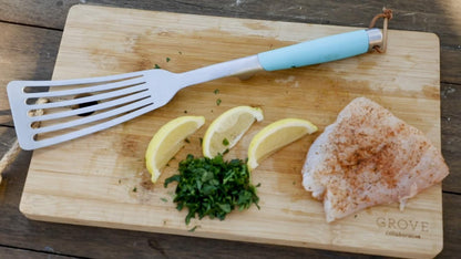 14.5'' Toadfish Ultimate Nonstick Fish Spatula, Stainless Steel Metal Spatula, Slotted Turner Perfect for Cooking