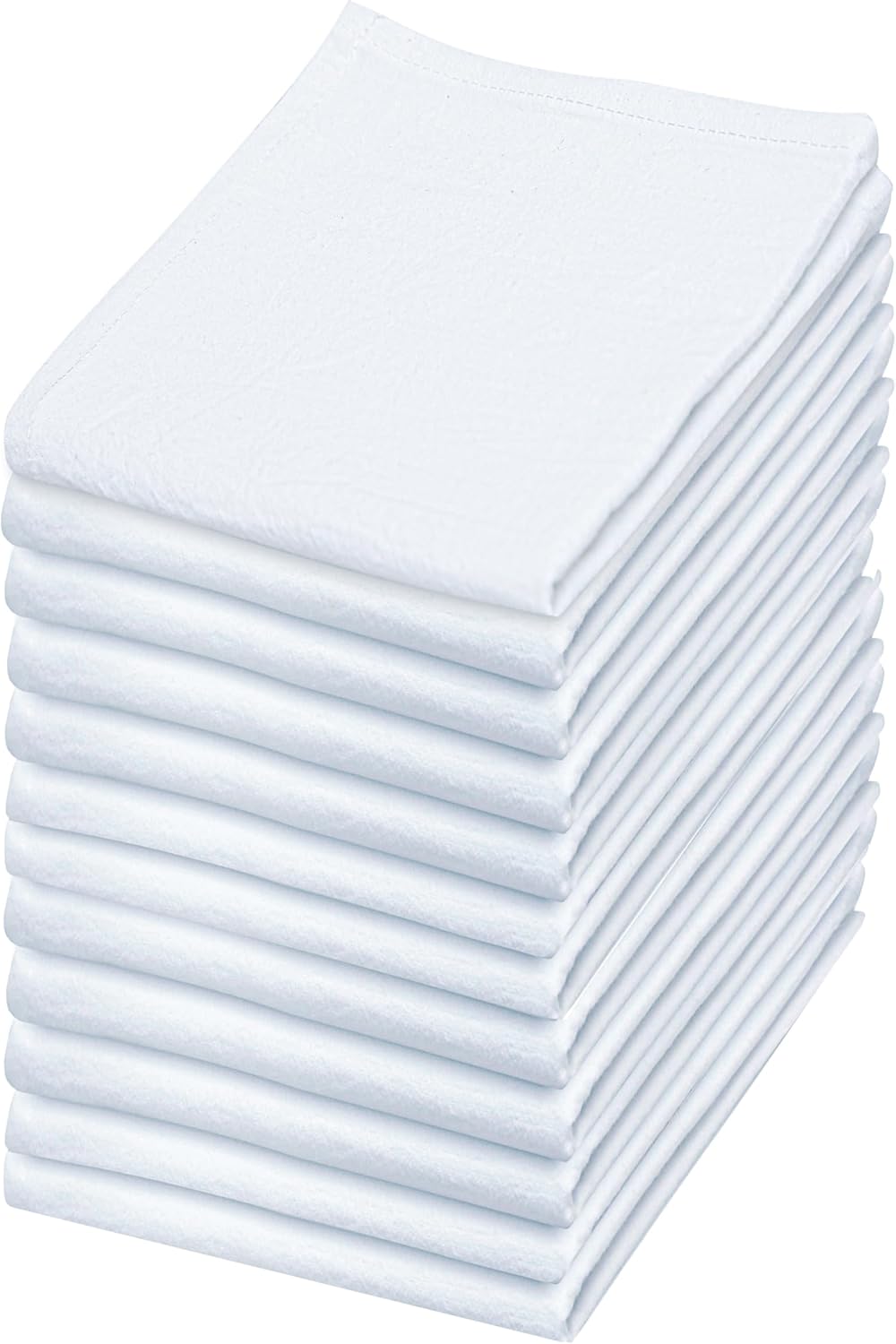 12 Pack 18"x 28" Flour Sack Towels | Tea Towel for Crafts| Kitchen Dish Cotton Blank Towel for Embroidery| Baking Bread