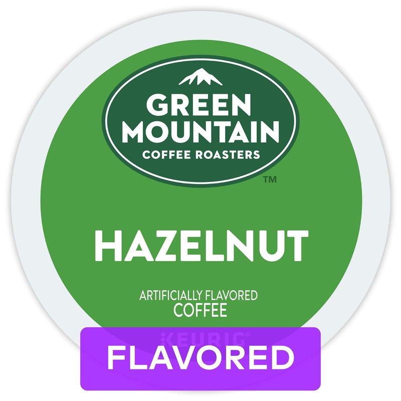 Green Mountain Coffee Roasters Hazelnut and Nantucket Blend Keurig K-Cup Pods, Light and Medium Roast Coffee