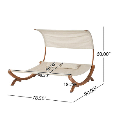 SUNBED W,Canopy