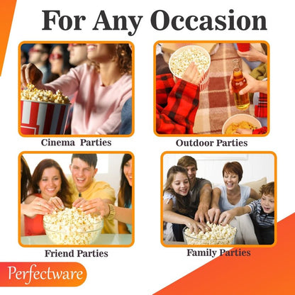 Perfectware All in One Popcorn Portion Packets with Kernels, Salt, and Coconut Oil for Popping Machine, 4 oz, 12 Count