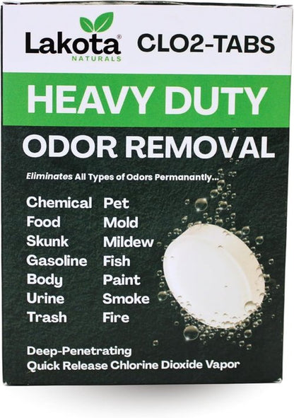 Chlorine Dioxide Fogger Kit - Professional Strength Odor Remover for Home, Car & RV | Easy to Use Deodorizer