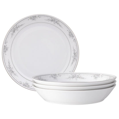 Noritake Sweet Leilani Set Of 4 Coupe Dinner Bowls, 9-3/4", 43 oz.