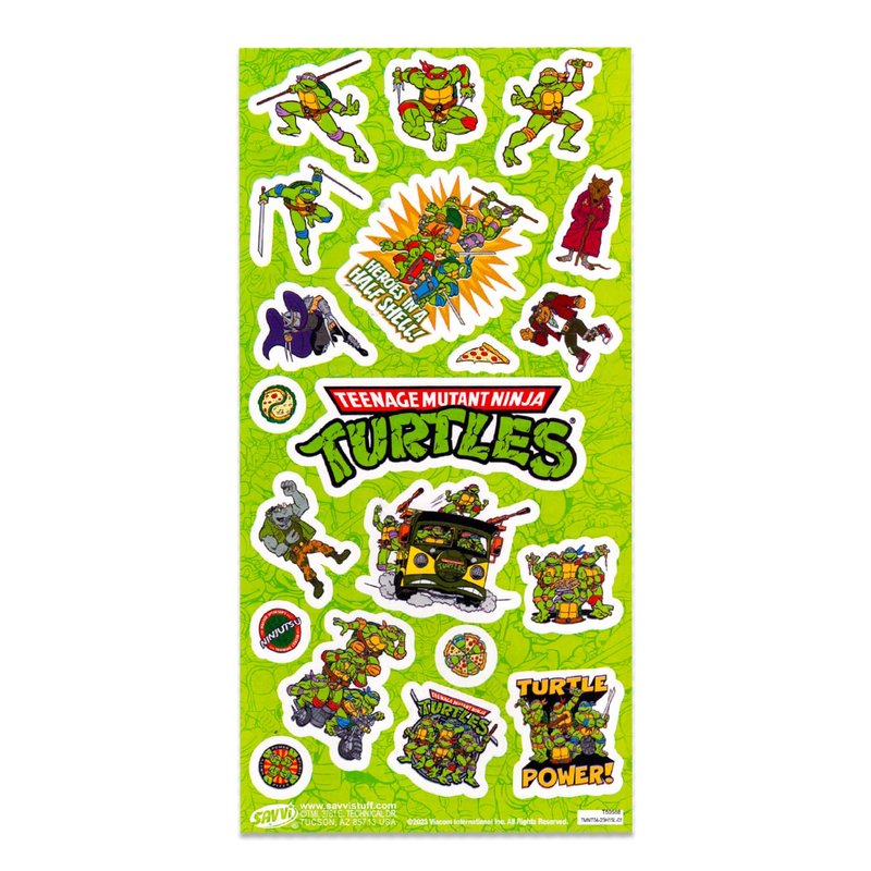 Teenage Mutant Ninja Turtles Tote Bag Bundle - TMNT Accessories Bundle with 3 Grocery Bags Featuring Donatello, Leonardo, Michelangelo, Raphael Plus Stickers | TMNT Reusable Bags