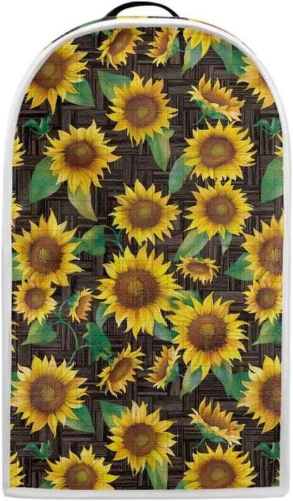 Sunflower Pattern Kitchen Appliance Covers, Dustproof Cover for Food Processor, Juicer, Coffee Maker, Washable