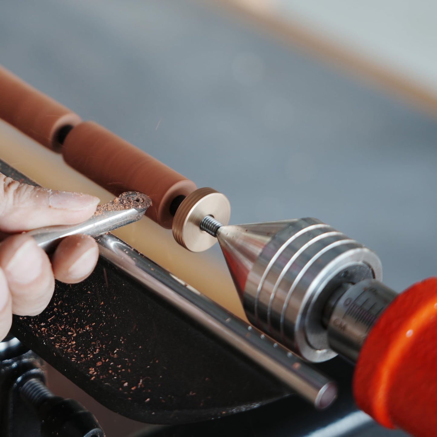 BMWOOD Pen Mandrel with 1"X8TPI Thread Adaptor for Woodlathe Woodturning Pen Make.