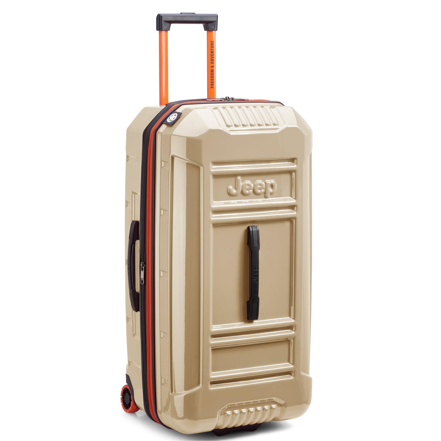 Jeep JH003B Hardside Expandable Luggage with Two Wheels, Warm Sand, 2 Piece Set 21/30 Inch