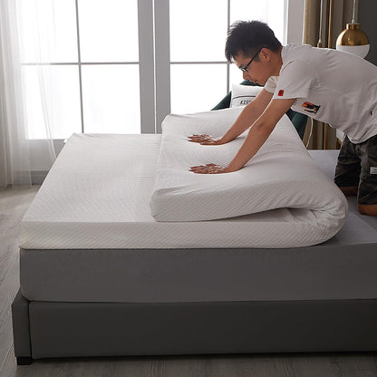 BIRJXVTO Natural Latex Mattresses, Premium Supporting Bed Pads with Luxurious Softness,Breathable and Comfortable Bed Toppers,2in,100x200cm(39x79in)